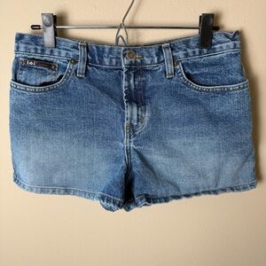 Vintage lei Denim Micro Booty Shorts Juniors 11 90s Y2K Indie Baddie Festival